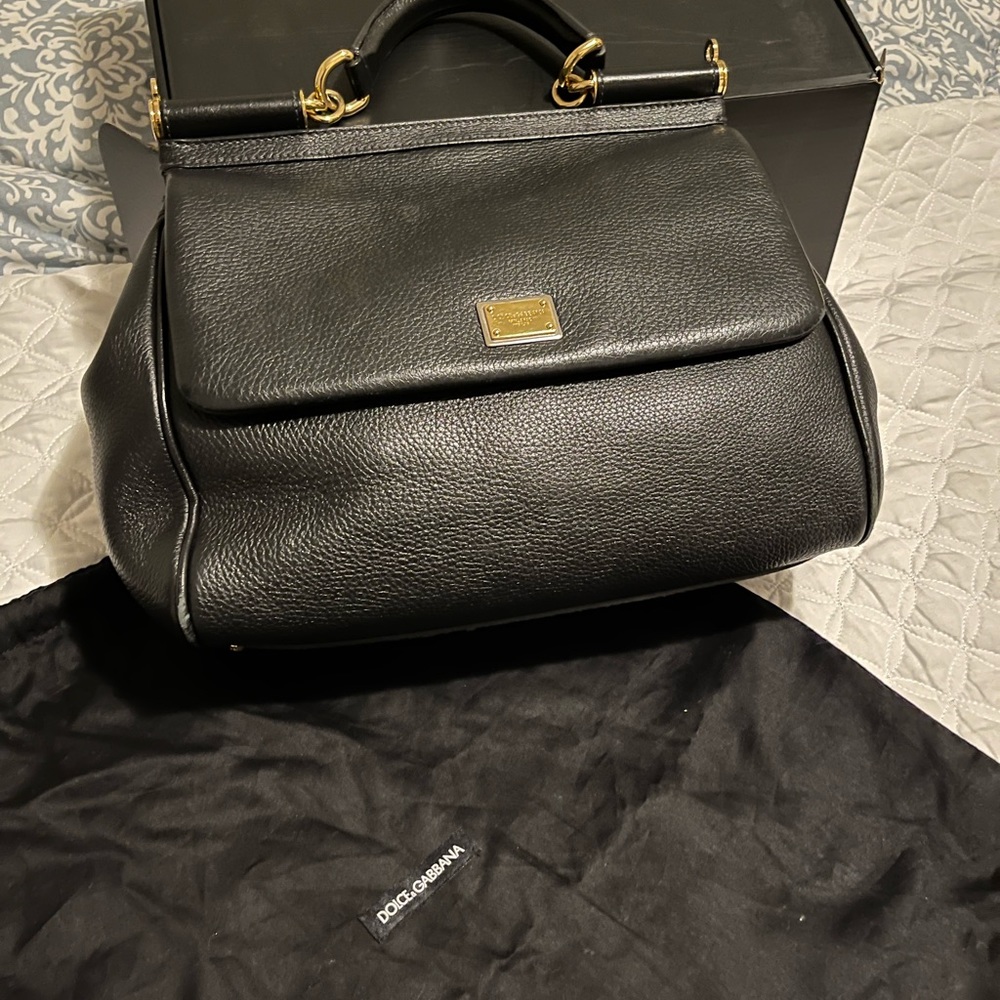 Dolce & Gabbana - Sicily leather handbag - Picture 4 of 16